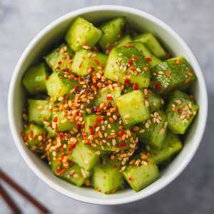 Crunchy Cucumber Salad