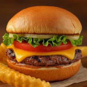 Classic Burger with Fries