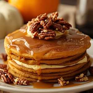 Pumpkin Pecan Pie Pancakes