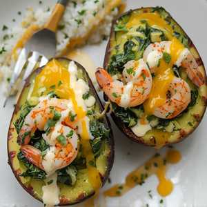 Shrimp Avocado Relleno