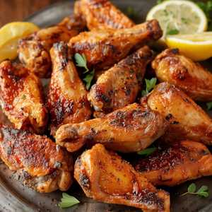 Charred Baby Wings