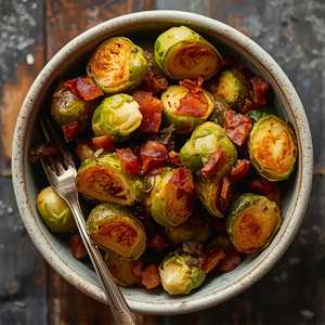 BRUSSELS SPROUTS WITH BACON