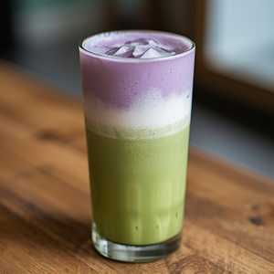 Iced Lavender Matcha Latte