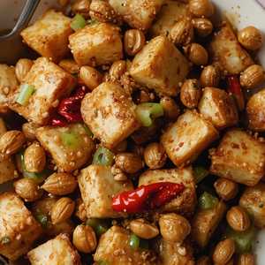 Kung Pao Fried Tofu