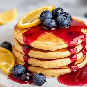 Lemon Ricotta Quinoa Pancakes