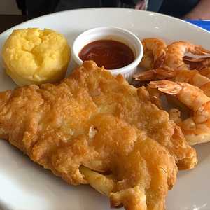 Fish & Shrimp Dinner (1 Pc Fish & Shrimp)