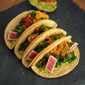 Tuna & Kale Tacos