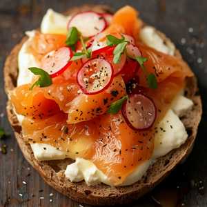 Smoked Salmon Tartine