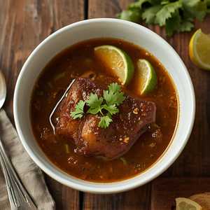 Costilla Cargada en Birria de Jalisco Divorciada