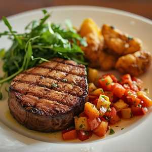 Griddled Baja Blue Fin Tuna