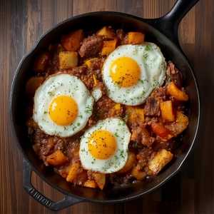 Prime Rib Hash Skillet