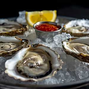 Fresh Oysters on the Half Shell