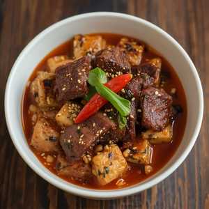 Spicy Mixed Tofu Beef
