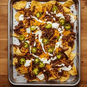 Edu's Spicy Brisket Nachos