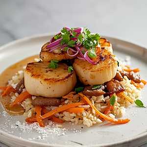 Pan Seared Scallops*