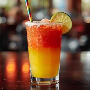 Mini Mango-Strawberry Twister Rita
