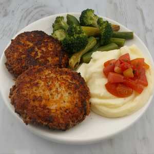 Panko Crusted Crab Cakes (Lunch)