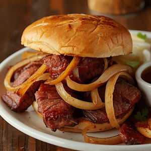 Dry Aged Rib Eye Sandwich