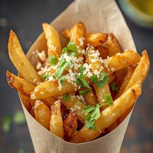 Parmesan Cilantro Truffle Frittes