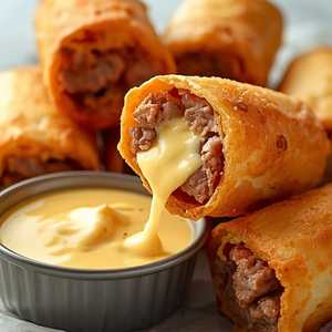 Cheesesteak Egg Roll