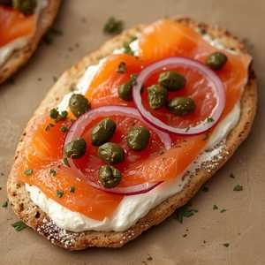 Pinsa Salmone Flatbread