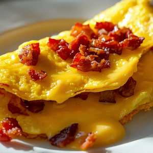 Bacon & Cheese Omelette