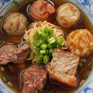 Beef & Fish Ball Noodles Soup