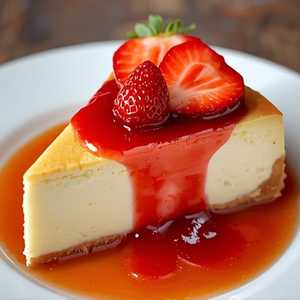 Cheesecake with Strawberries
