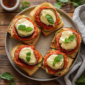 Breaded Eggplant Parmesan Sandwich (V)
