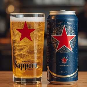 22oz can Sapporo