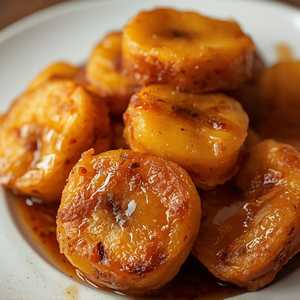 Rum-baked Sweet Plantains