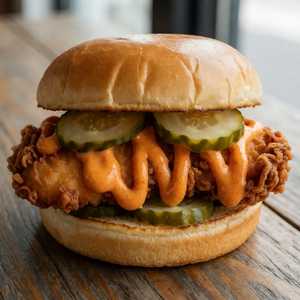 Spicy Chicken Fried Chicken Sandwich
