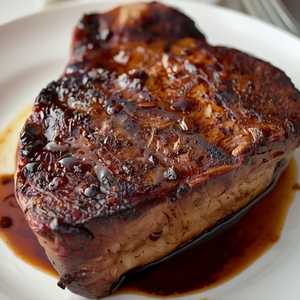 Porcini-Rubbed Bone-In Ribeye with 15-Year Aged Balsamic