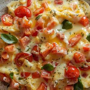 Scrambled Eggs Mozzarella