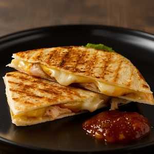 Tinga Chicken Quesadilla (Melted Oaxaca)