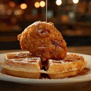 Black Excellence Chicken Waffle