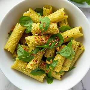 Pistachio Pesto Rigatoni