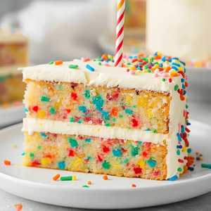 Vanilla Cookie Dough Funfetti BIRTHDAY CAKE