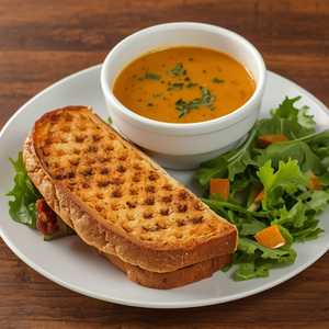 Half Sandwich, Soup, and Salad