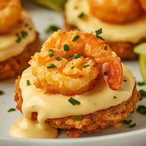 Fried Green Tomatoes with Shrimp Remoulade