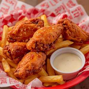 Chicken Wings & Fries