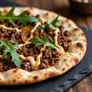 Spiced Lamb Flatbread