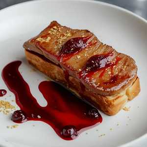 Peppercorn Crusted Foie Gras