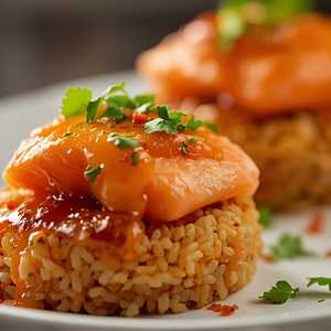 CRISPY SALMON NIGIRI (2PCS)