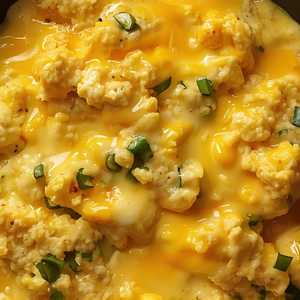 Eggs add cheese