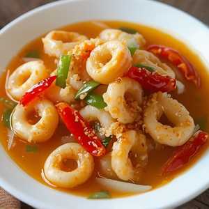 Pla Meuk Phat Kai Kem Squid W/ Salted Egg