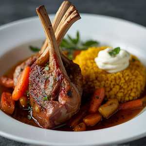 Ras El Hanout Rack of Lamb