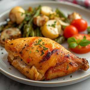 Lunch Roasted Airline Chicken
