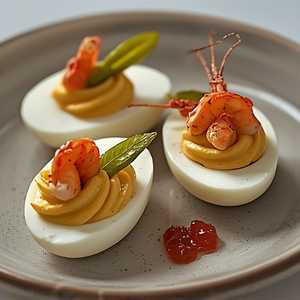 Atchafalaya Crawfish Deviled Eggs
