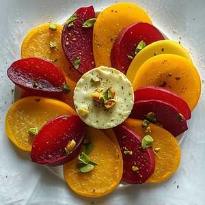 HEIRLOOM BEET MOSAIC